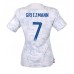 Ranska Antoine Griezmann #7 Kopio Vieras Pelipaita Naisten MM-kisat 2022 Lyhyet Hihat